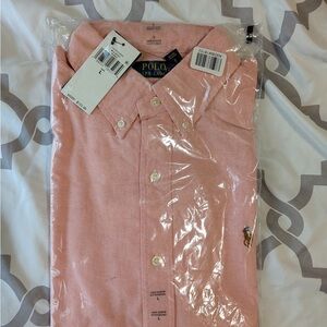 Polo by Ralph Lauren Men's Light Pink Button Down Shirt